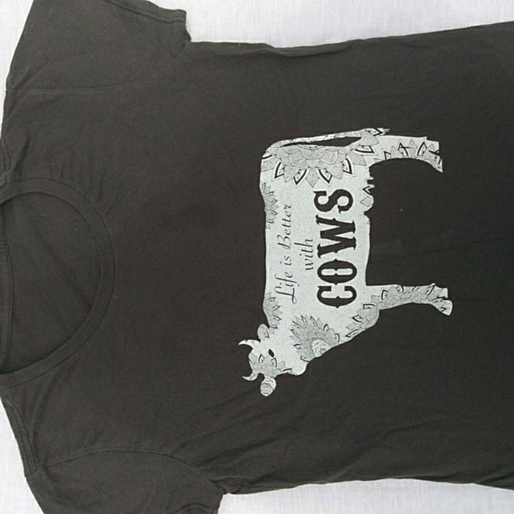 Life Is Better With Cows tee